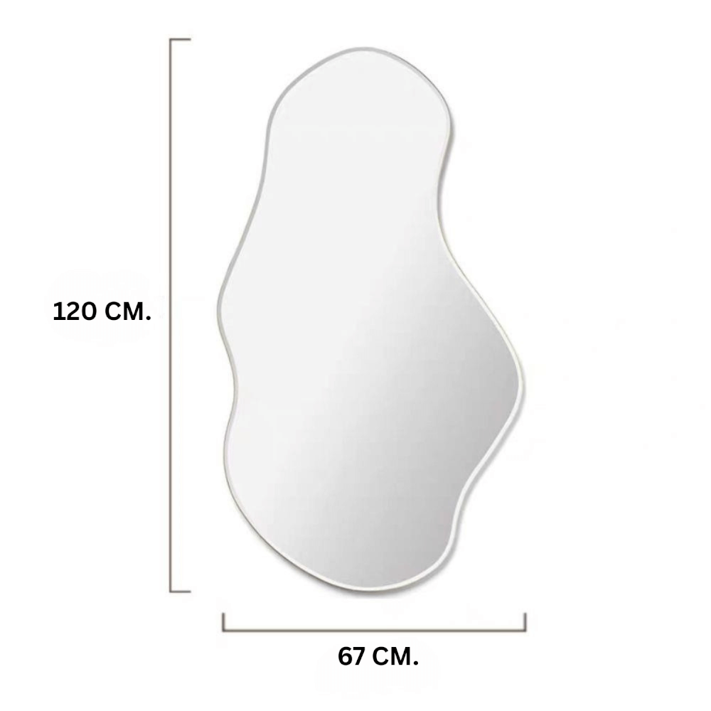 กระจกแขวนผนัง MY DOLLS HOUSE TUSCA 120 ซม. สีเงิน